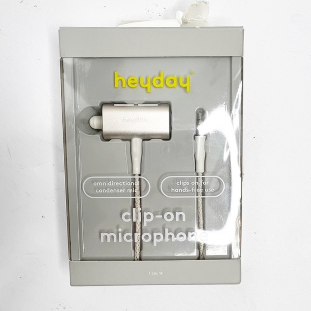 HeyDay Clip-On Microphone NIB